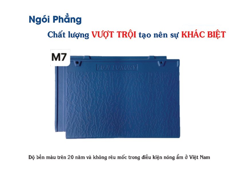 Ngói phẳng Fuji Luxury M7